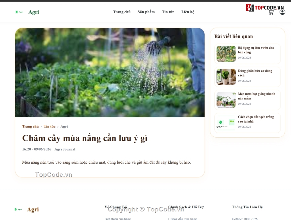 nông nghiệp,web sản phẩm,web bán sản phẩm